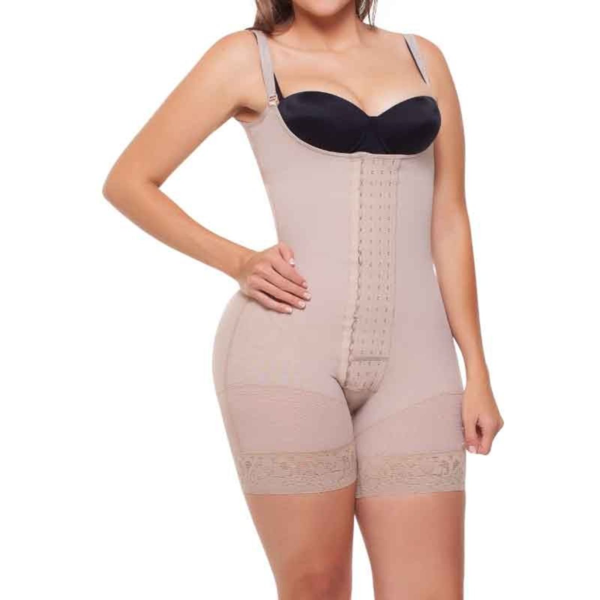 GENERICO - Faja de Alta Compresión Fajitex 4 broches - Beige - S
