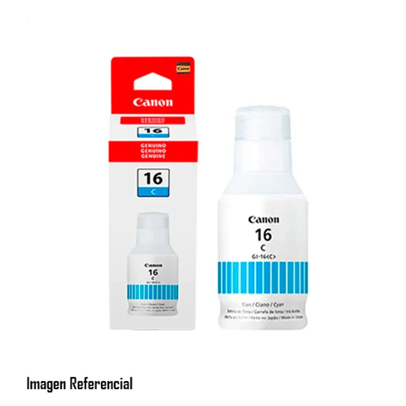 CANON - BOTELLA DE TINTA CANON GI-16-C CYAN 70ML GX6010 PN 4418C001AA