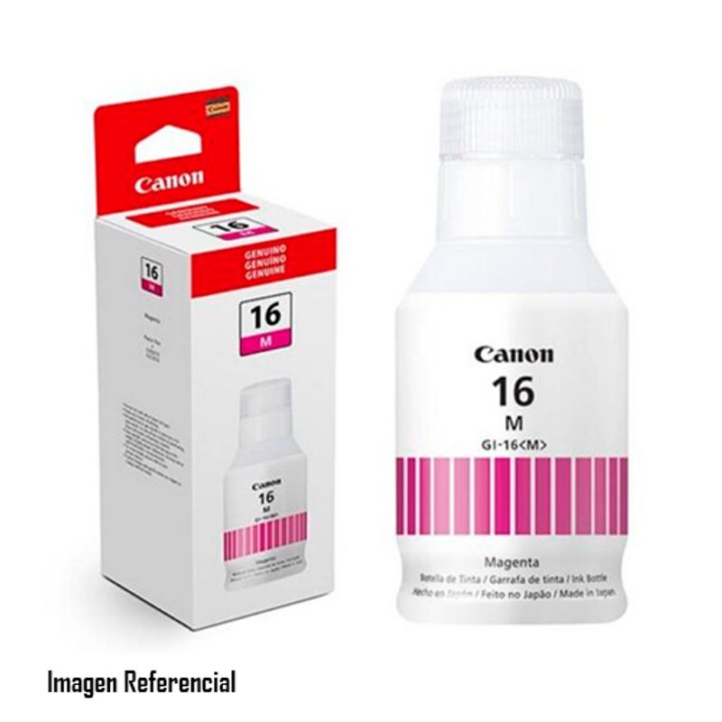 CANON - BOTELLA DE TINTA CANON GI-16 M, MAGENTA, 70ML, GX6010 P/N: 4419C001AA