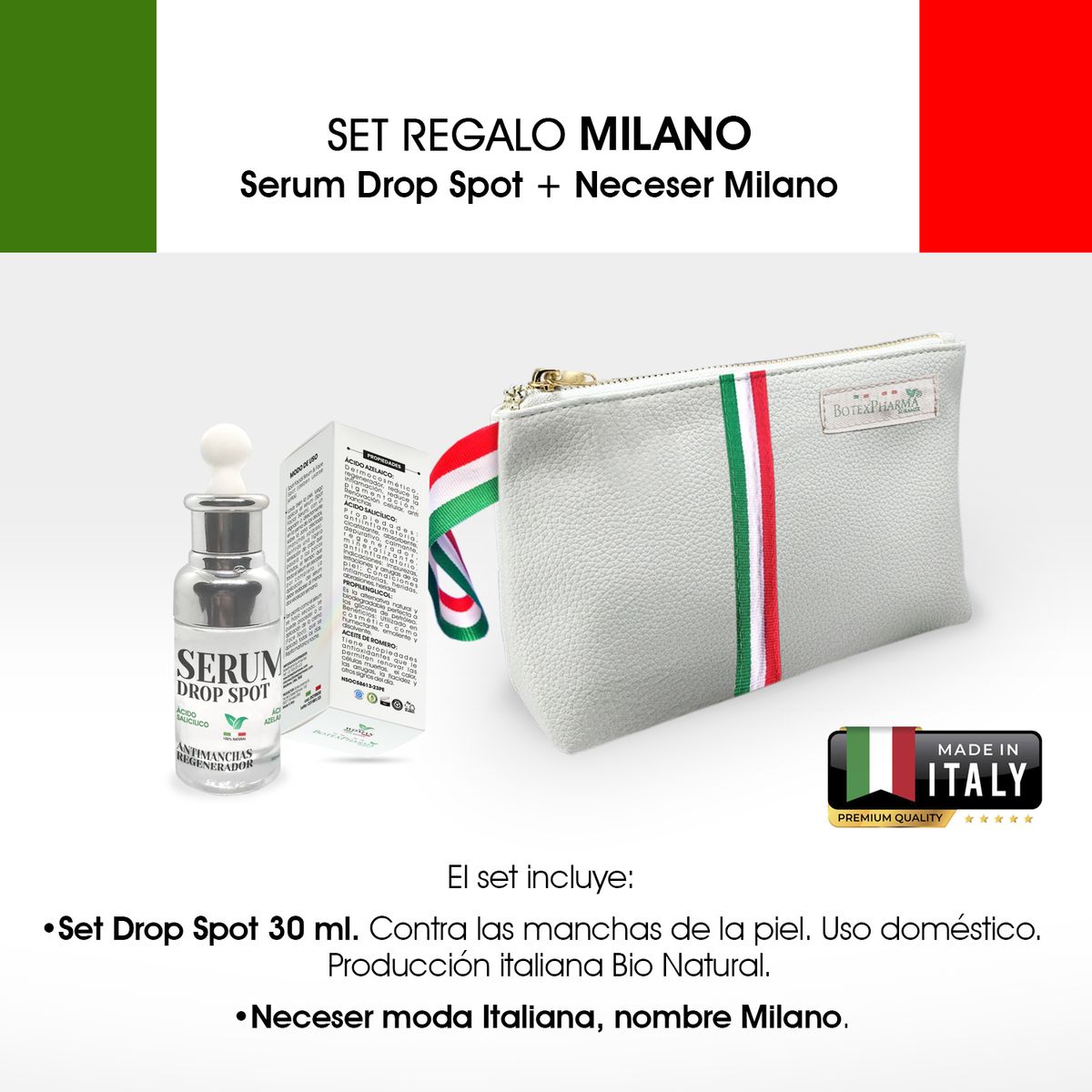 BOTEXPHARMA - SUERO ANTIMANCHAS SOLARES +Nececer Milano ITA 30 ML