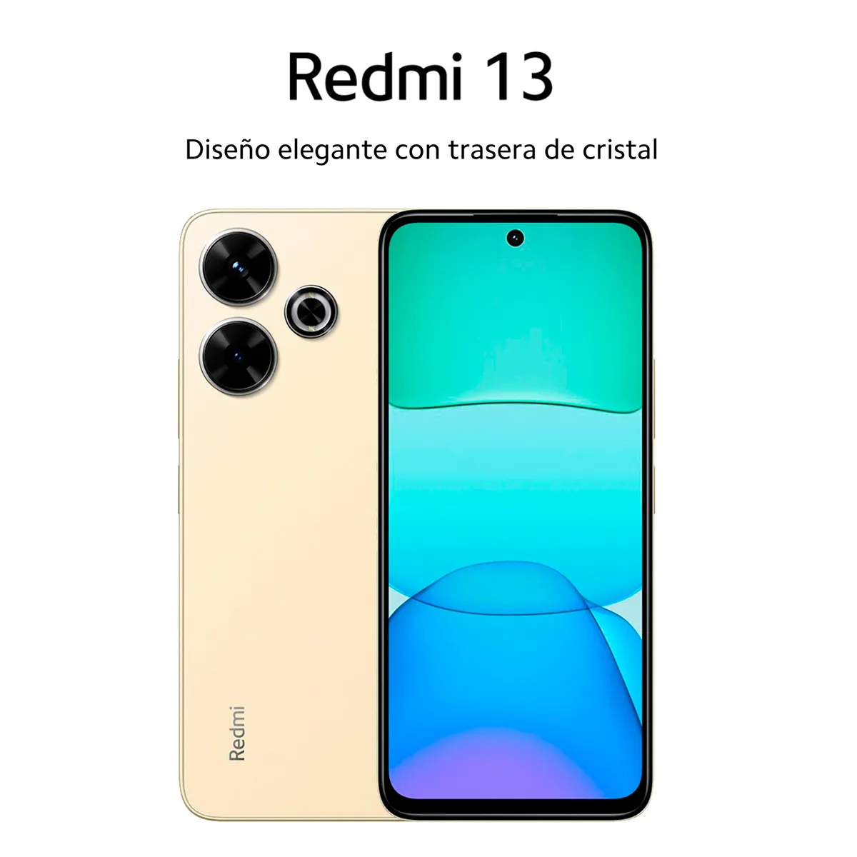 REDMI - REDMI 13 8GB RAM 256GB CÁMARA 108 MP COLOR DORADO ARENA CON ESTUCHE RANGER DE REGALO
