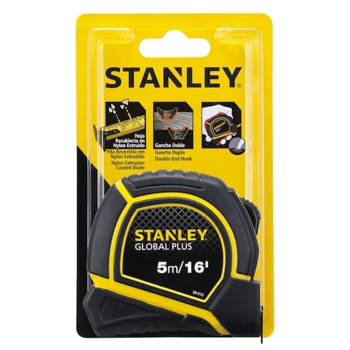 STANLEY - Cinta Métrica Glob Plus 5Mts-16Pulg Stanley