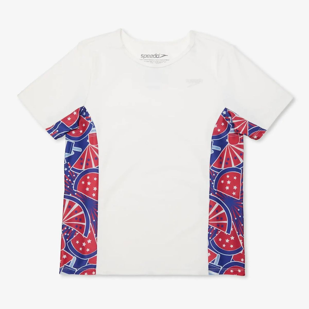 SPEEDO - Polo Piscina Licra Manga Corta Speedo Niña - Blanco