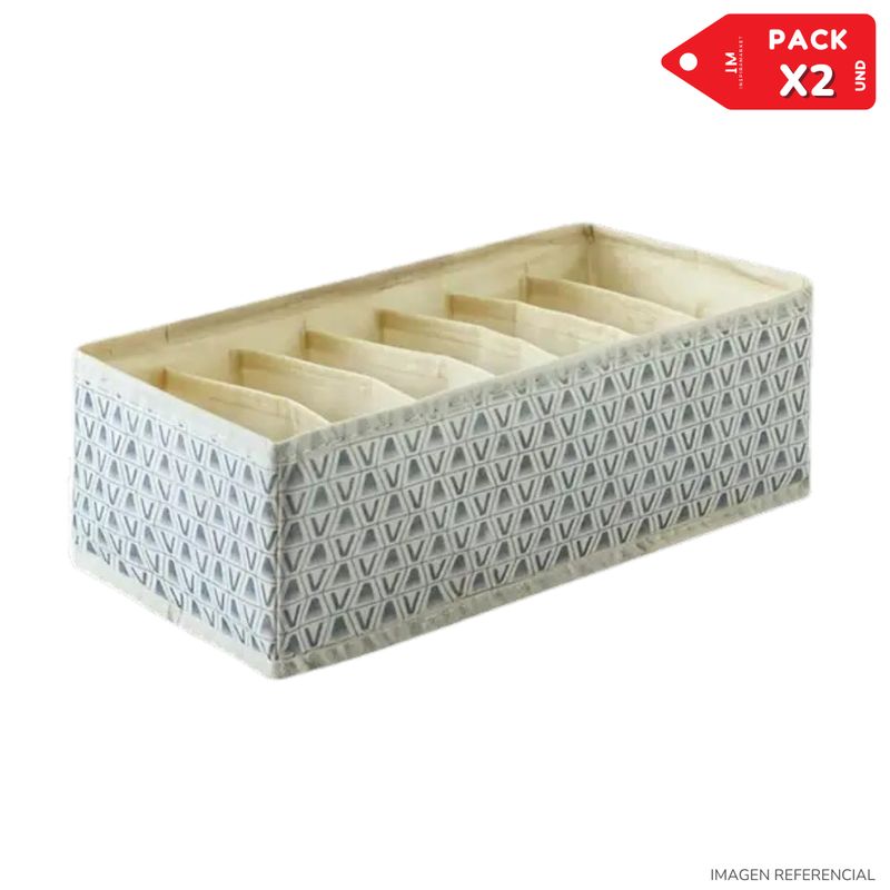 INSPIRA - Organizador multiusos de ropa polos plegable PACK X2