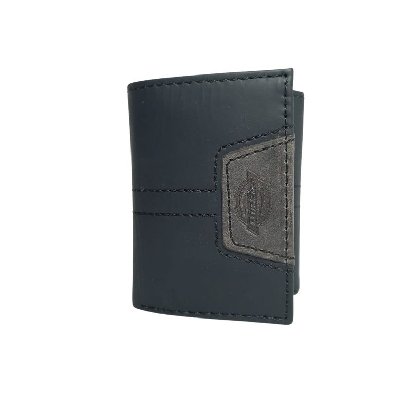GENERICO - Billetera Trifold de Cuero para Hombres Dickies - Negro
