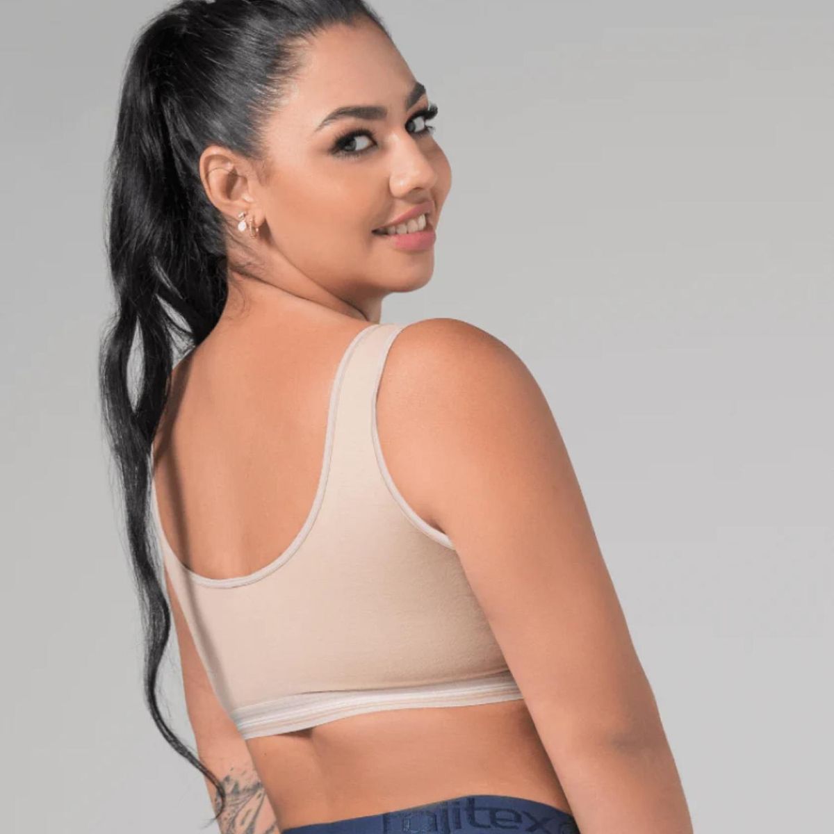 FAJITEX - Brasier Postquirúgico FAJITEX- Beige - S - Beige - S