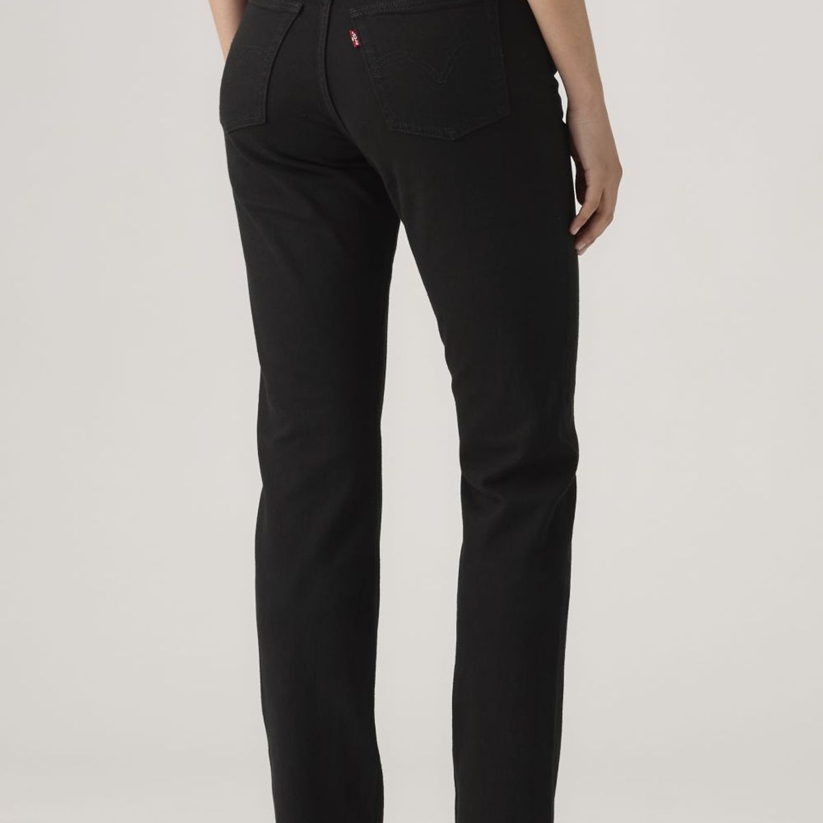 LEVIS - Jeans Mujer 501 Straight Negro Levis
