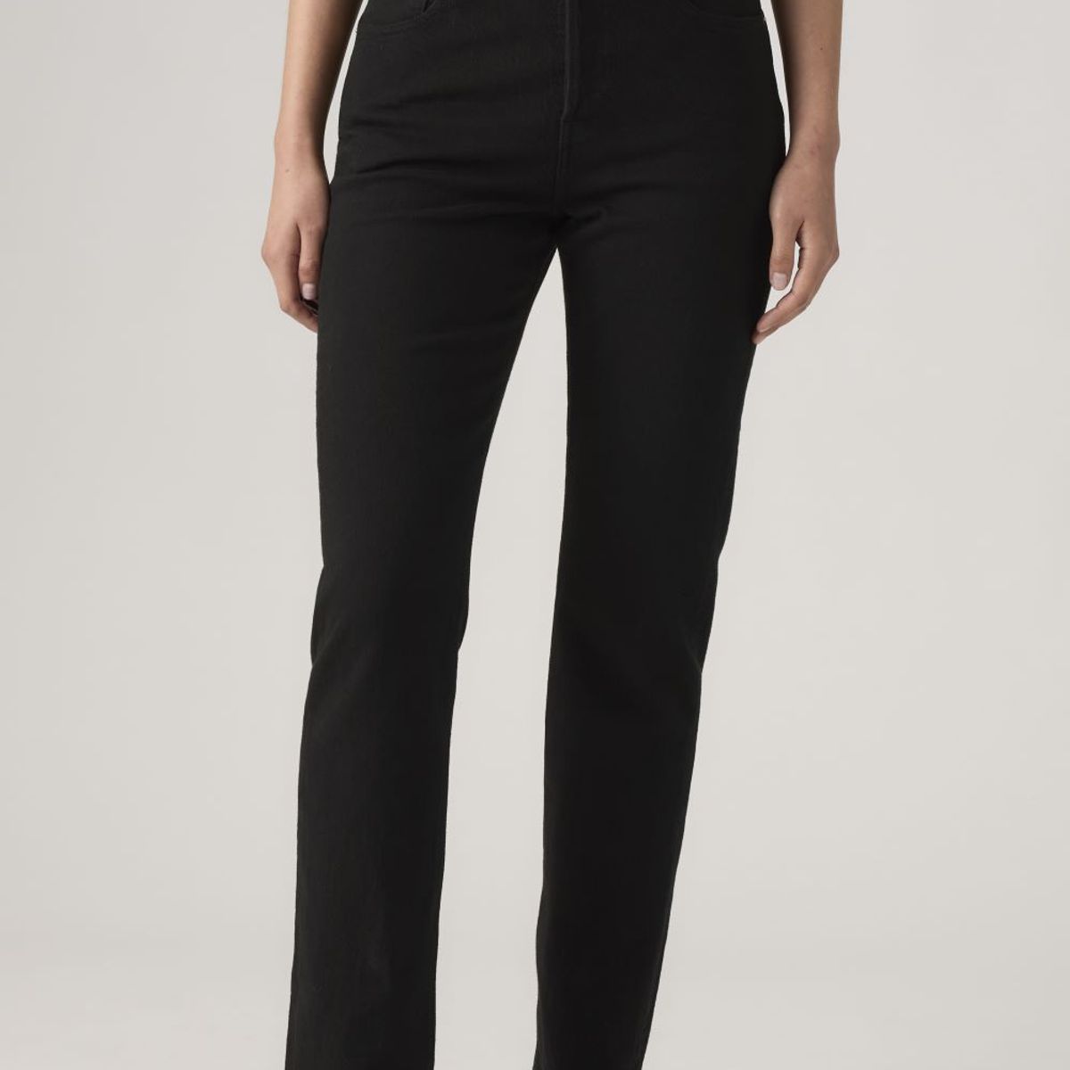 LEVIS - Jeans Mujer 501 Straight Negro Levis