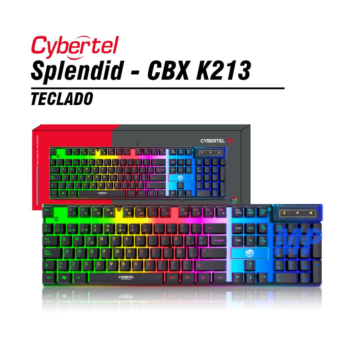 CYBERTEL - TECLADO CYBERTEL SPLENDID - CBX K213