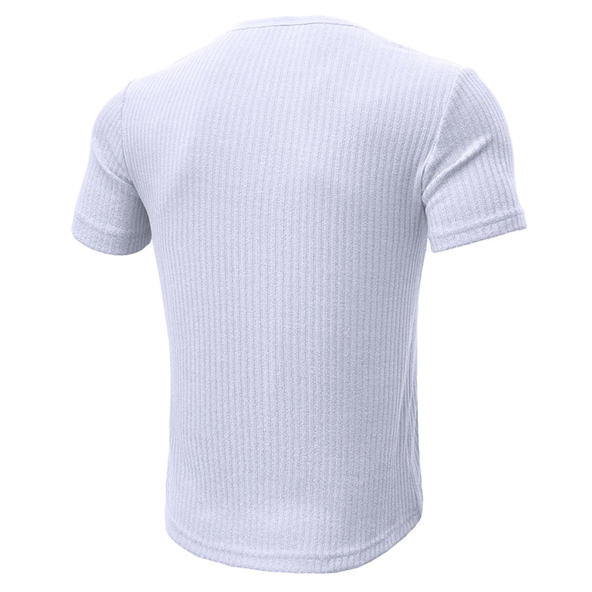 BLWOENS - Camiseta de manga corta de verano para hombres - Blanco