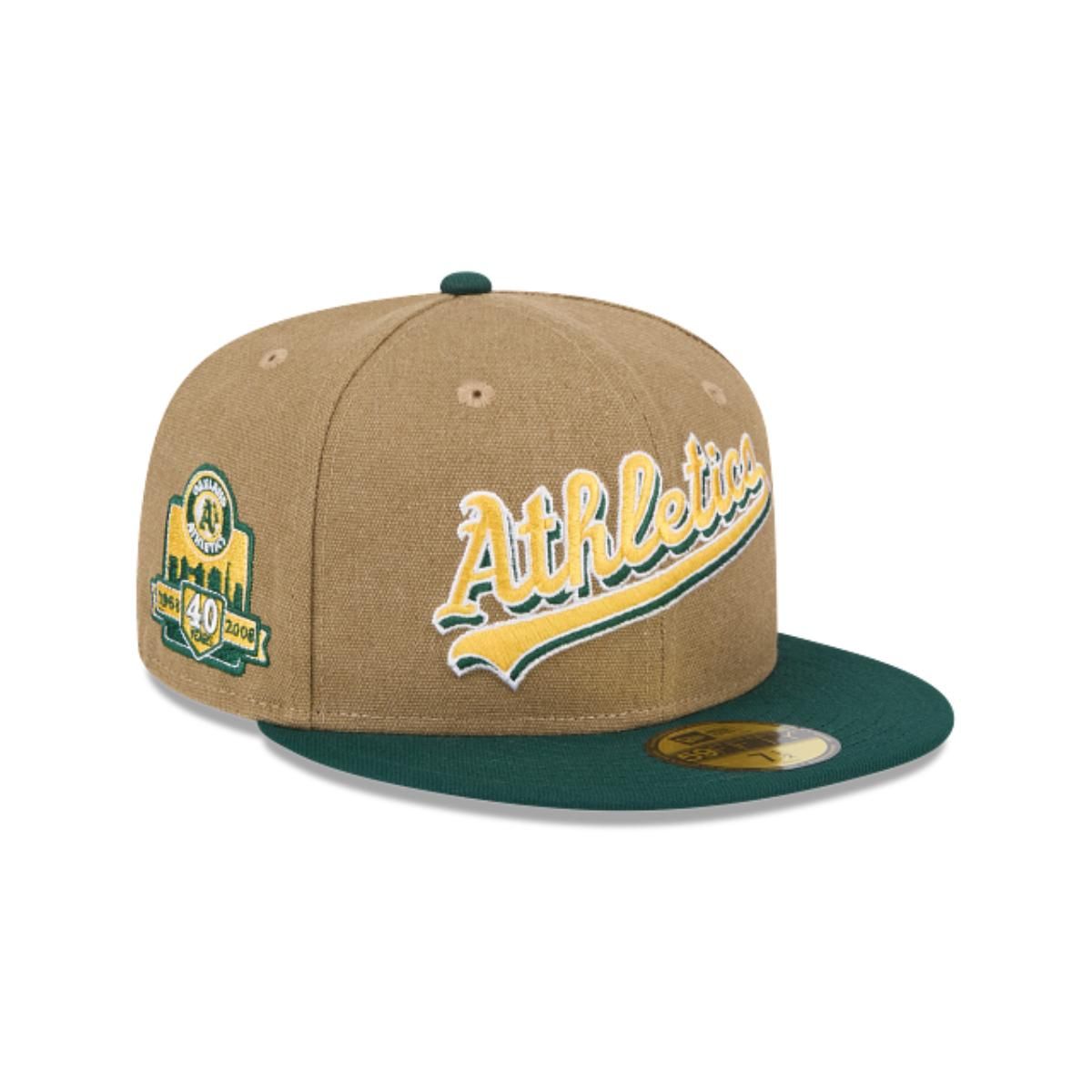 NEW ERA - Gorra 59Fifty MLB Oakland Athletics Canvas Crown Beige