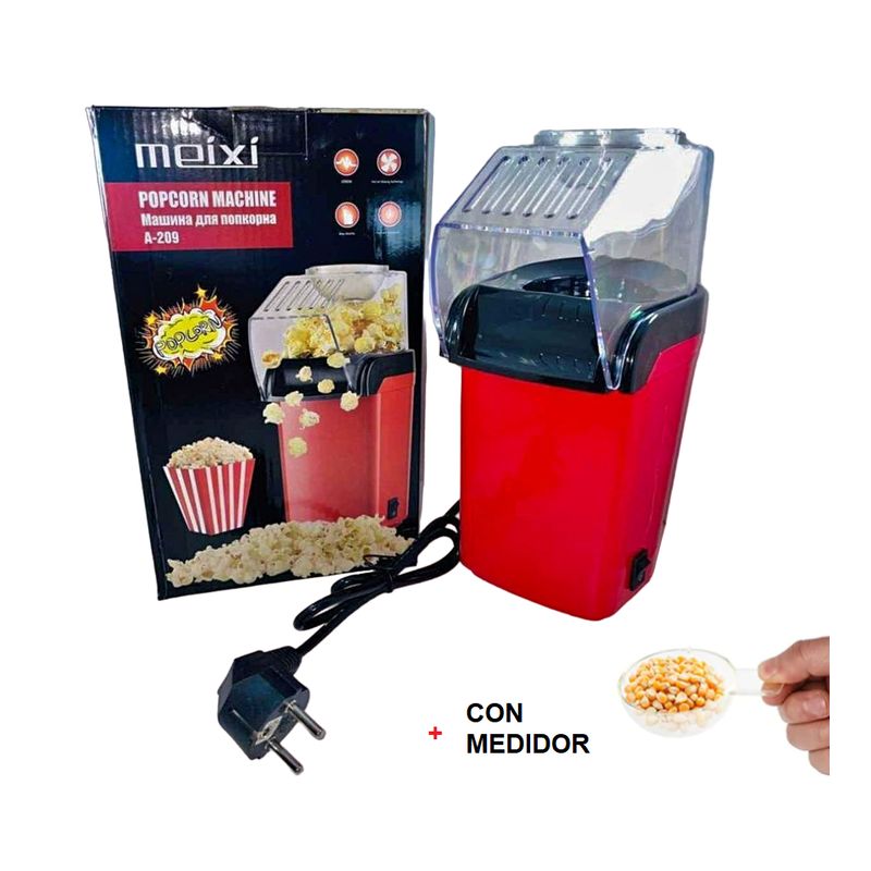 GENERICO - Maquina de canchita Pop Corn eléctrica de Palomitas Sin Aceite