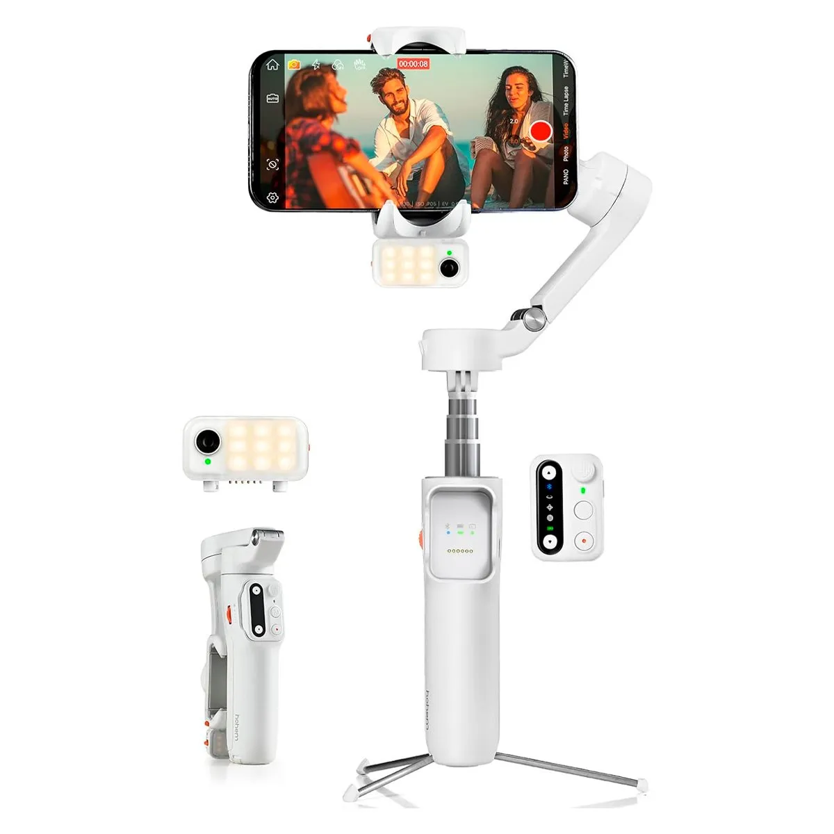 HOHEM - Gimbal Estabilizador Hohem ISteady V3 con Sensor IA Stick Blanco