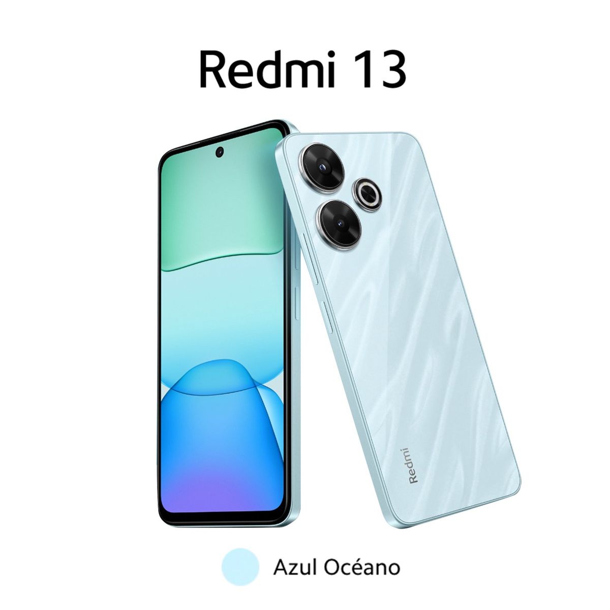 REDMI - REDMI 13 8GB RAM 256GB CÁMARA 108 MP COLOR AZUL OCEÁNO CON ESTUCHE DE REGALO