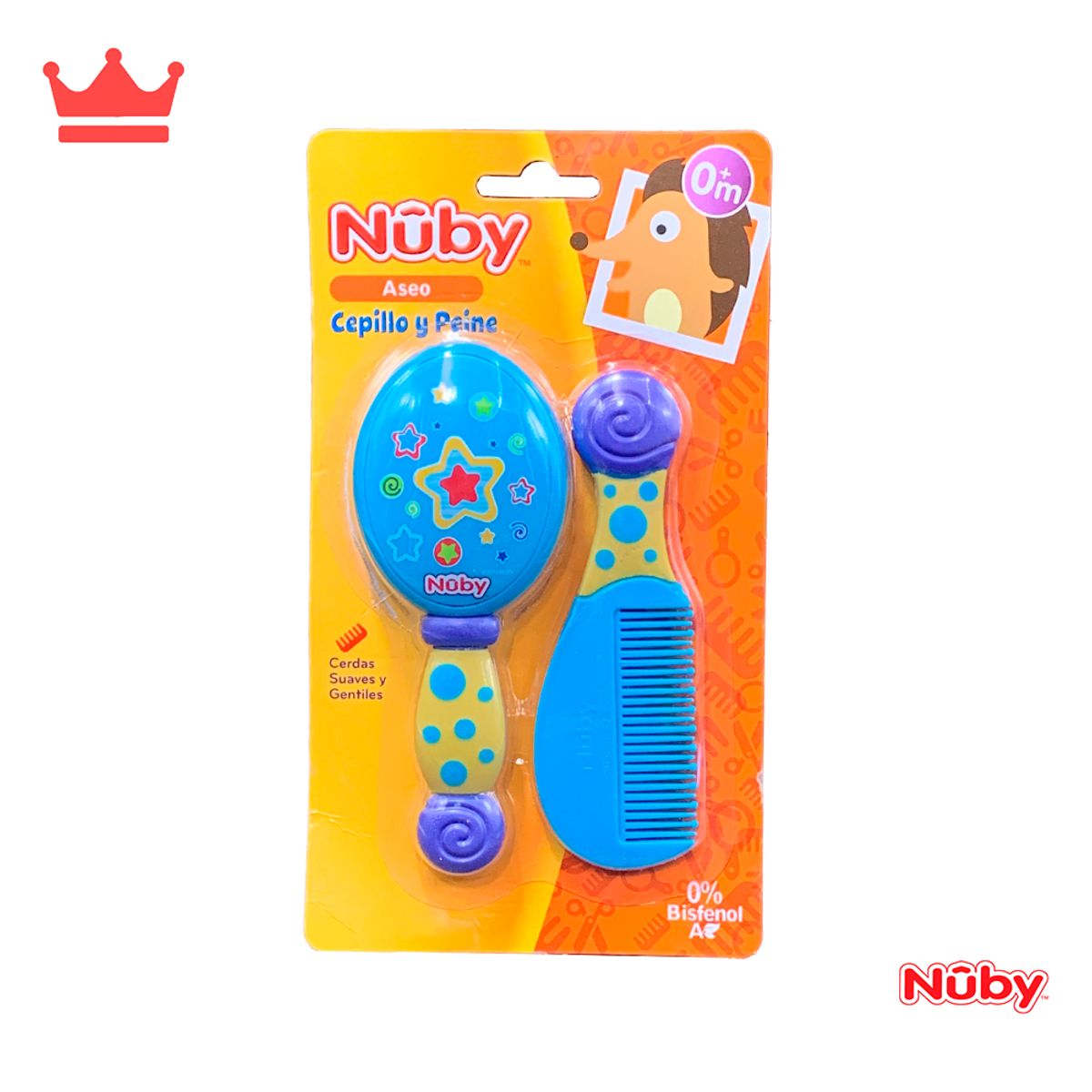 NUBY - Cepillo y Peine Nuby Turqueza