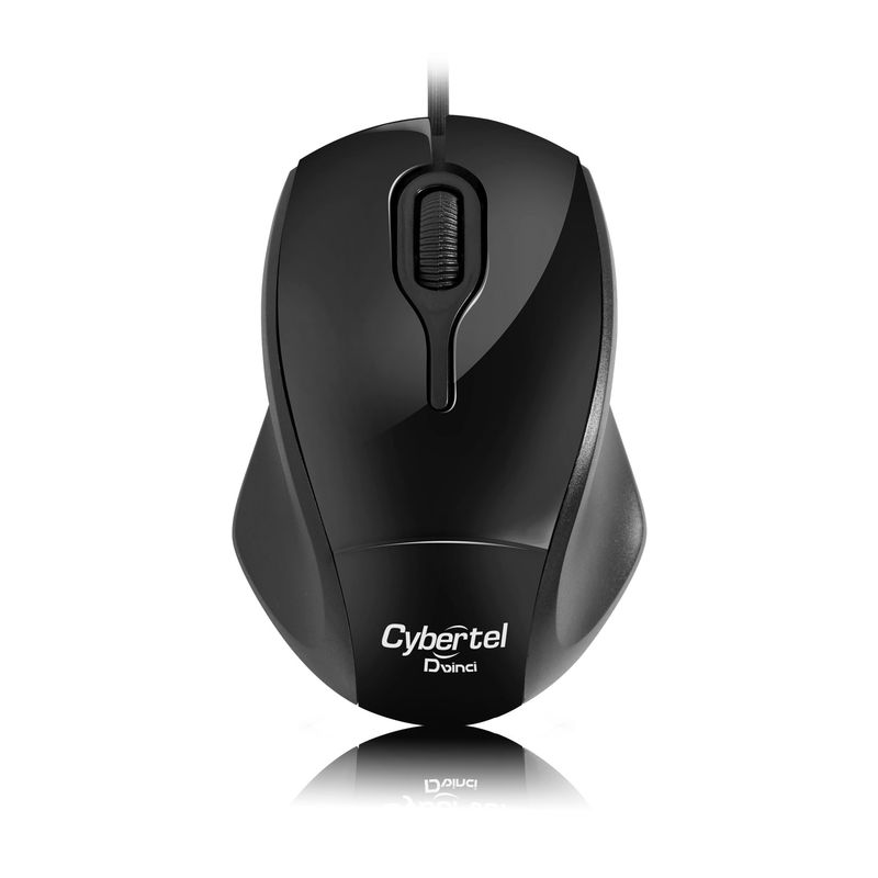 CYBERTEL - MOUSE OPTICO CYBERTEL DVINCI CYB M201R NEGRO