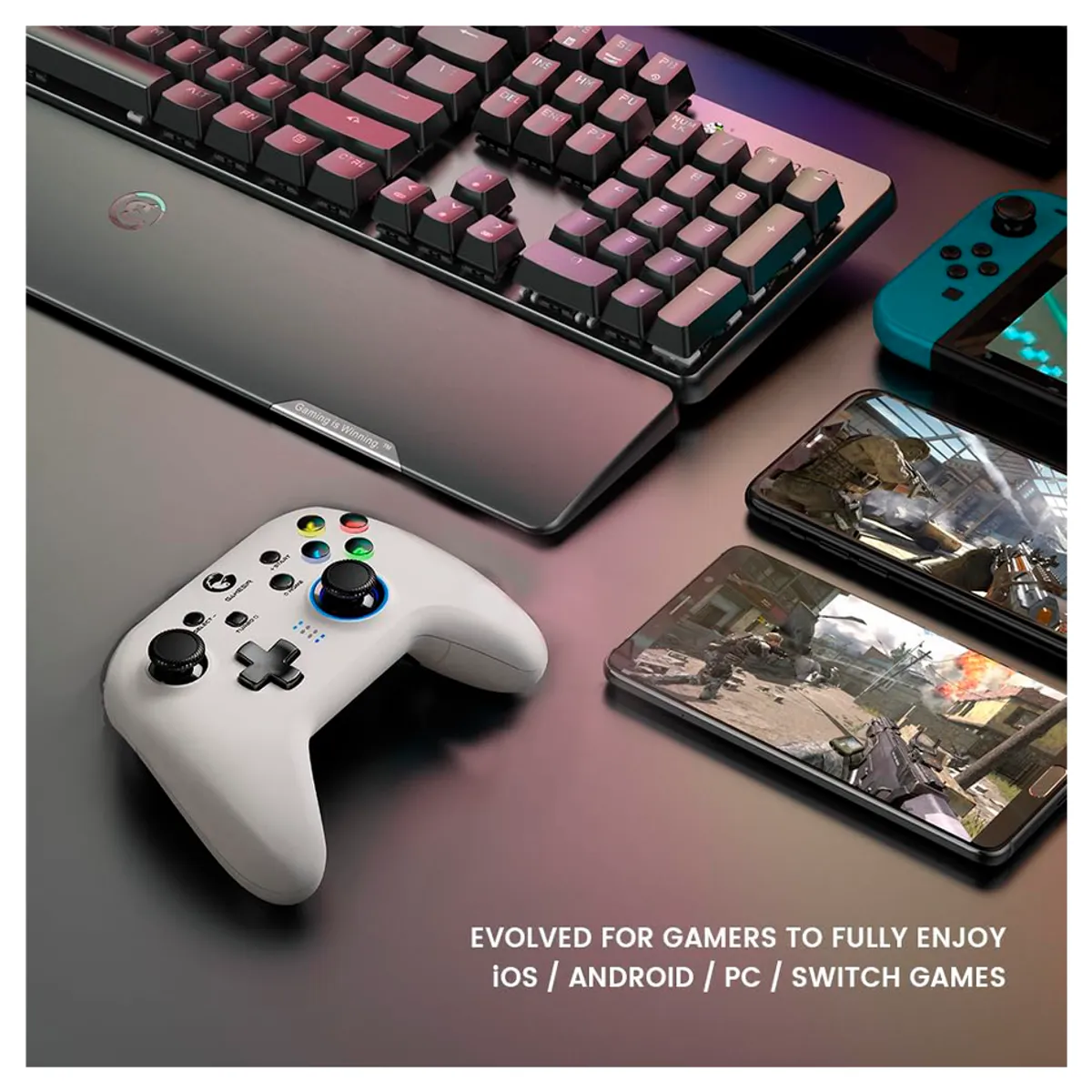 GAMESIR - Mando Gamesir T4 Pro inalambrico Android switch Pc iPhone Dual Vibrat