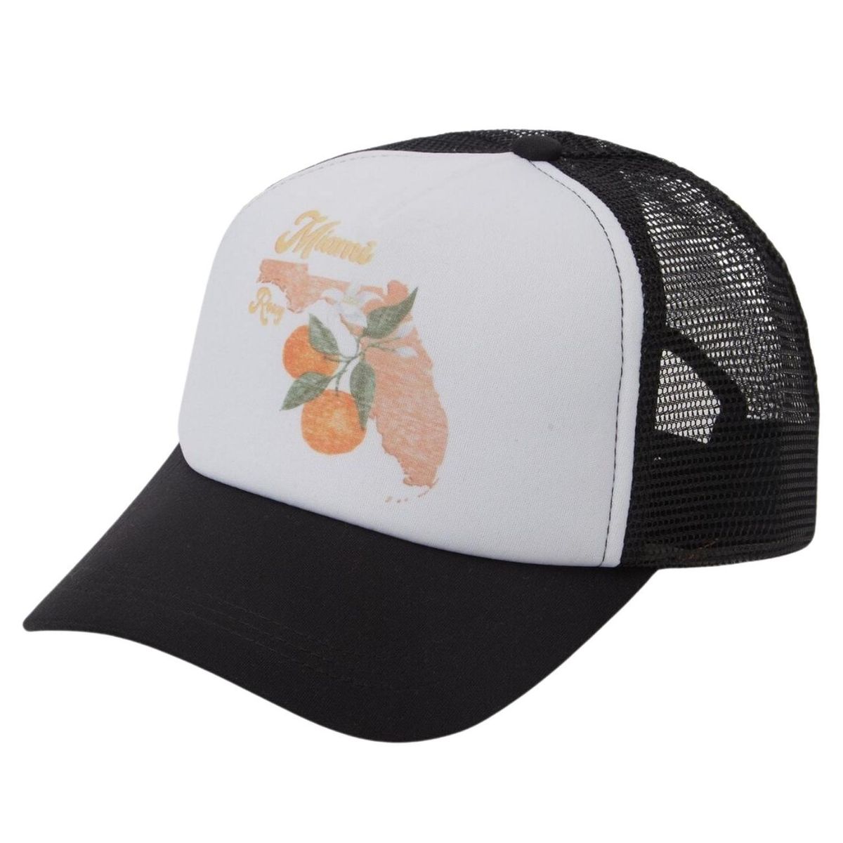 ROXY - Gorra Trucker Roxy para Mujer Florida Oranges Miami Beach