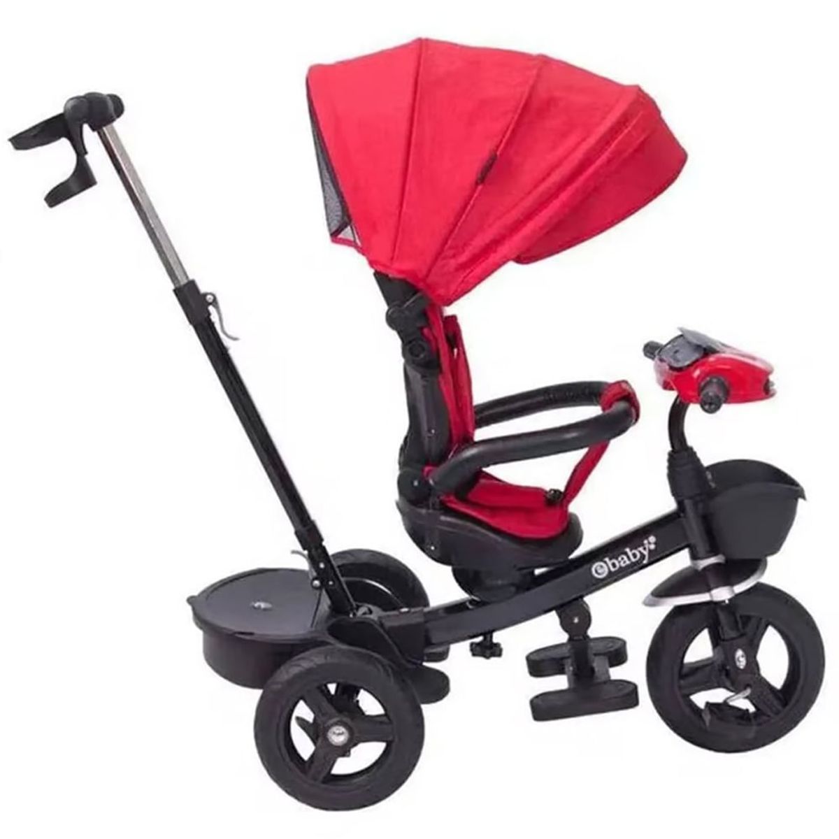 EBABY - Triciclo Guiador Aria 334 Rojo Usb/Bluetooth