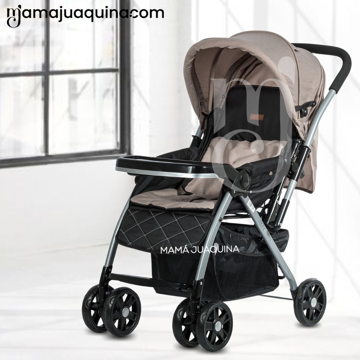 BABY - Coche Cuna de Lujo «VINCENT» Edición Limitada Beige
