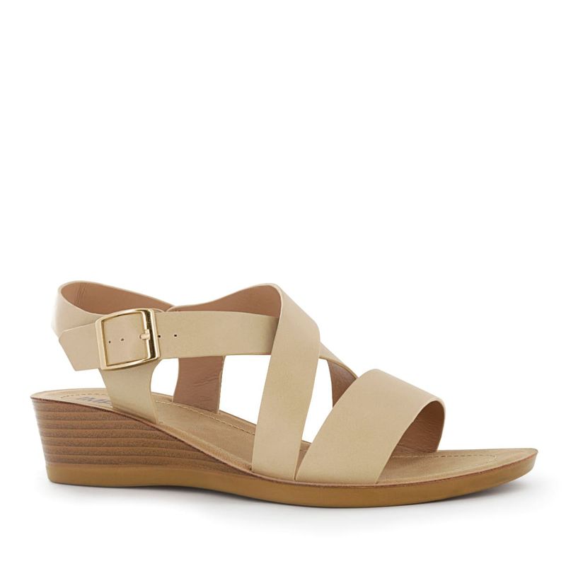 IMPULS - Sandalias Cuña Mujer Impuls Yadi08 Beige