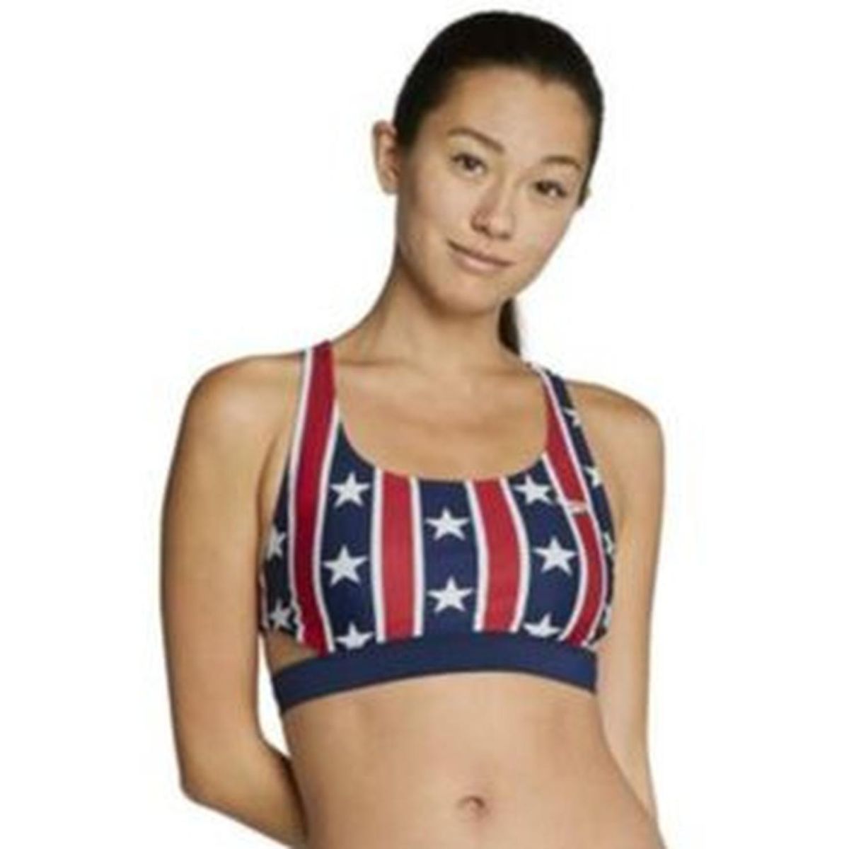 SPEEDO - Top Bikini Deportivo Speedo RojoAzul