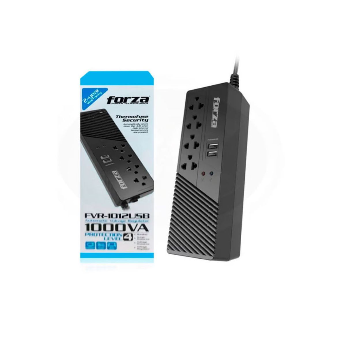 HP - ESTABILIZADOR FORZA FVR-1012 1000VA 500W 220V