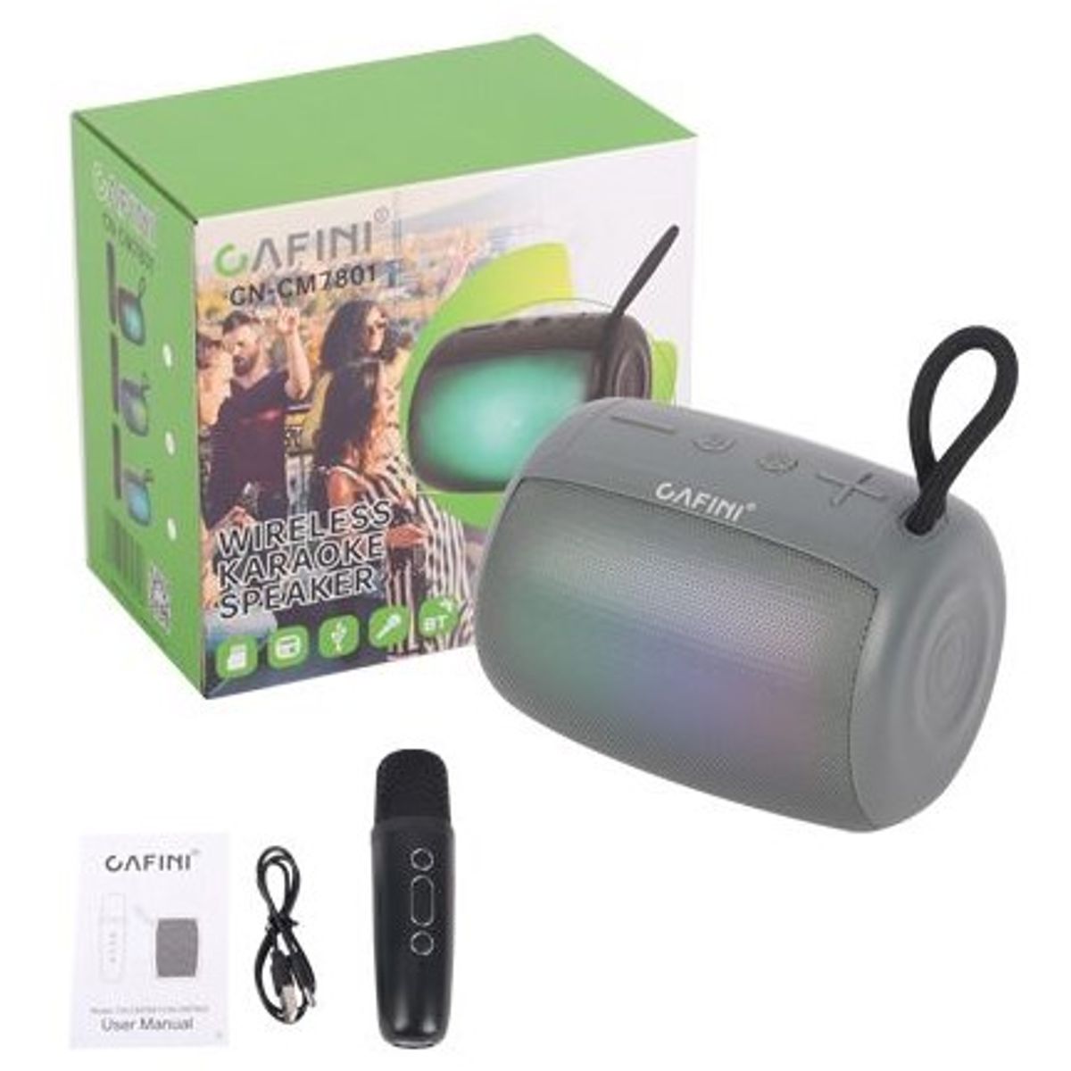 CAFINI - KARAOKES EN CASA PARLANTE CON MICROFONO