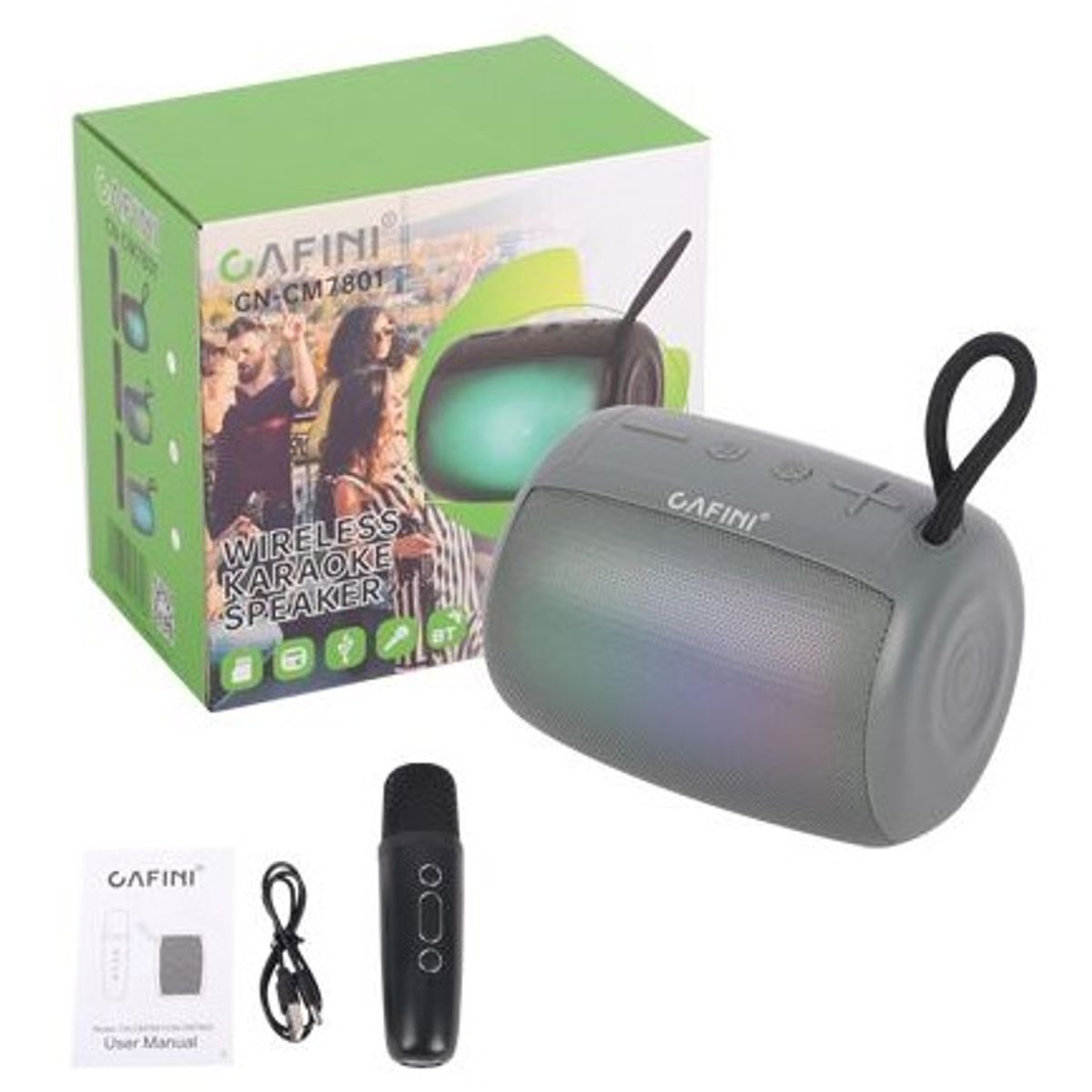 CAFINI - KARAOKES EN CASA PARLANTE CON MICROFONO