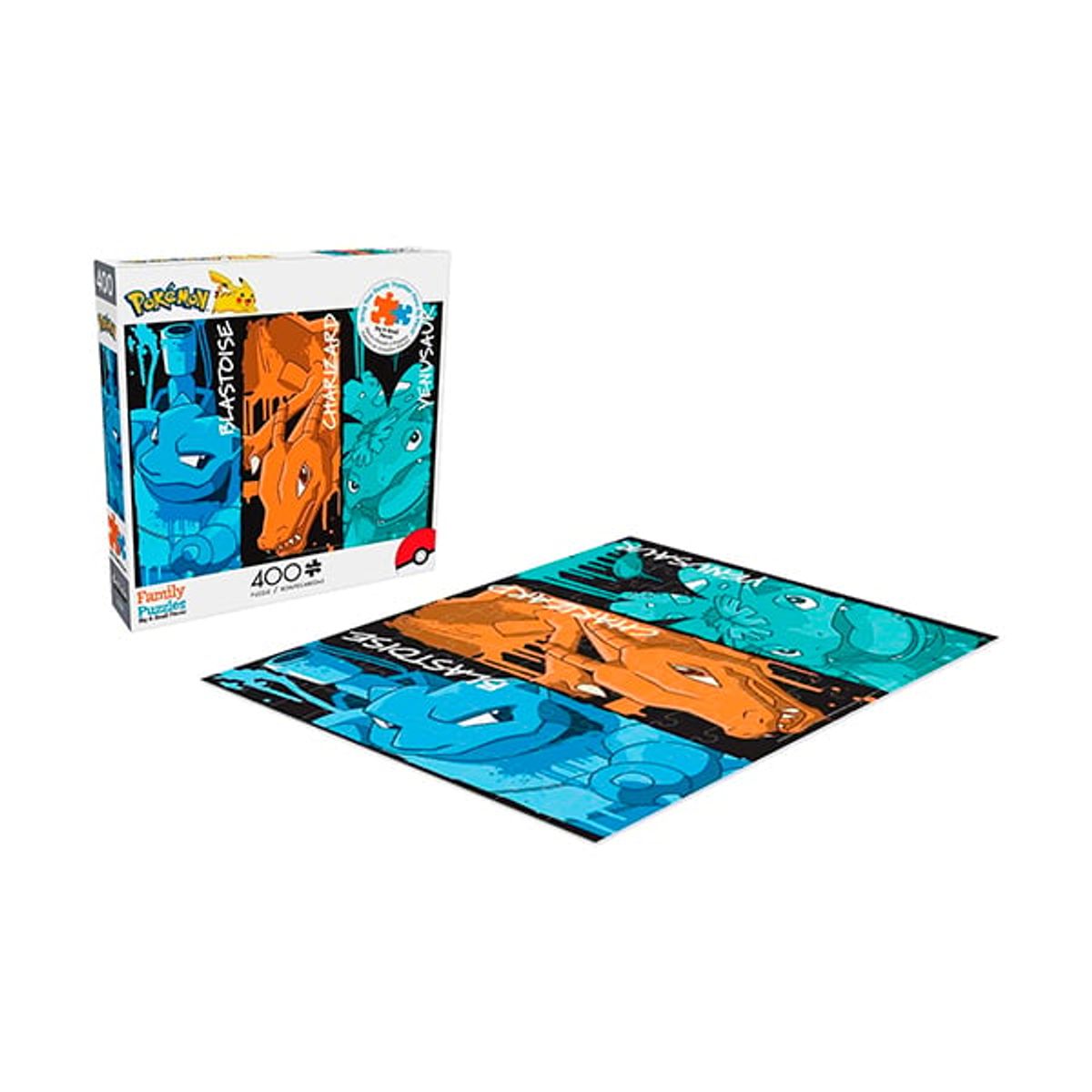 POKEMON - Pokemon Rompecabeza 400 Piezas Blastoise Charizard Venasaur