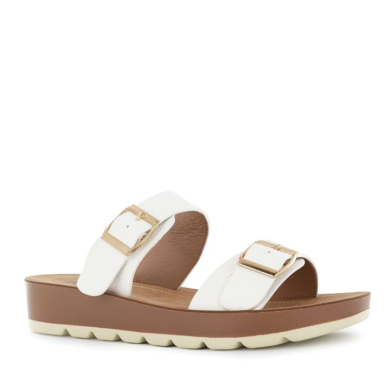 IMPULS - Sandalias Cuña Mujer Impuls Armida09 Blanco