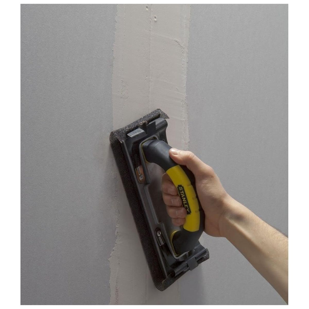STANLEY - Lijadora de mano para pared drywall madera concreto STANLEY