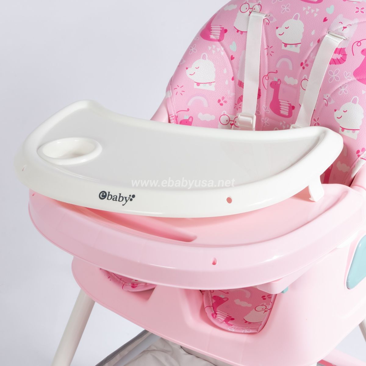 EBABY - Silla de comer para bebé LULU FUCSIA EBABY