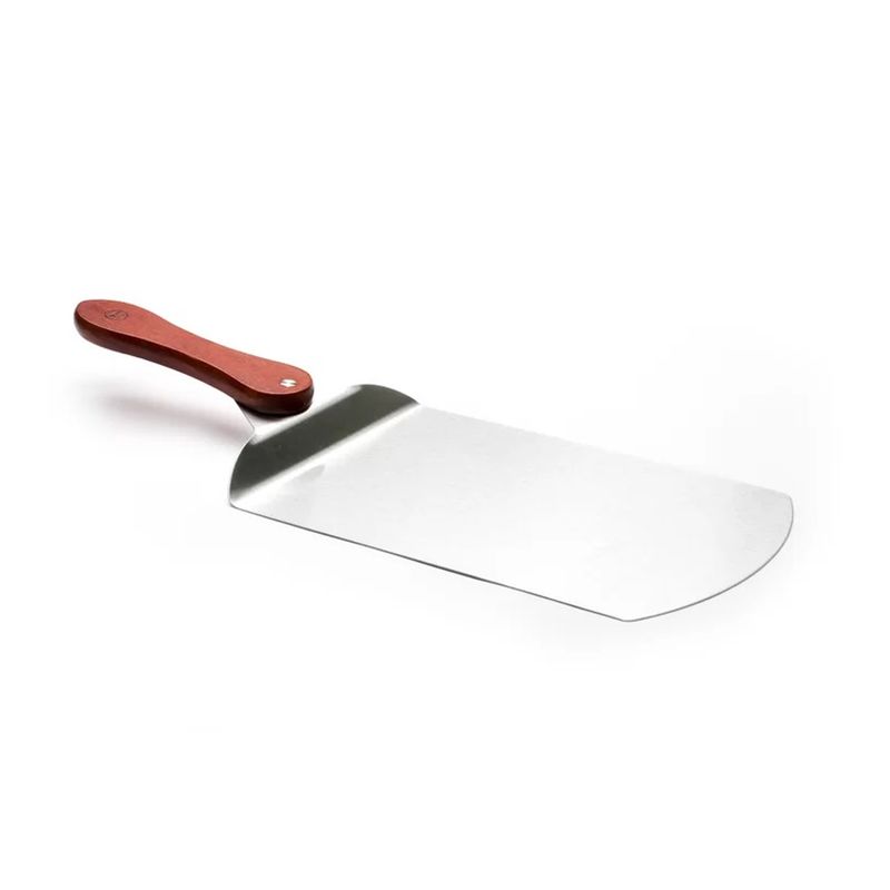 OUTSET - Espatula Para Pizza De Acero Inoxidable Y Madera de Palisan - OUTSET
