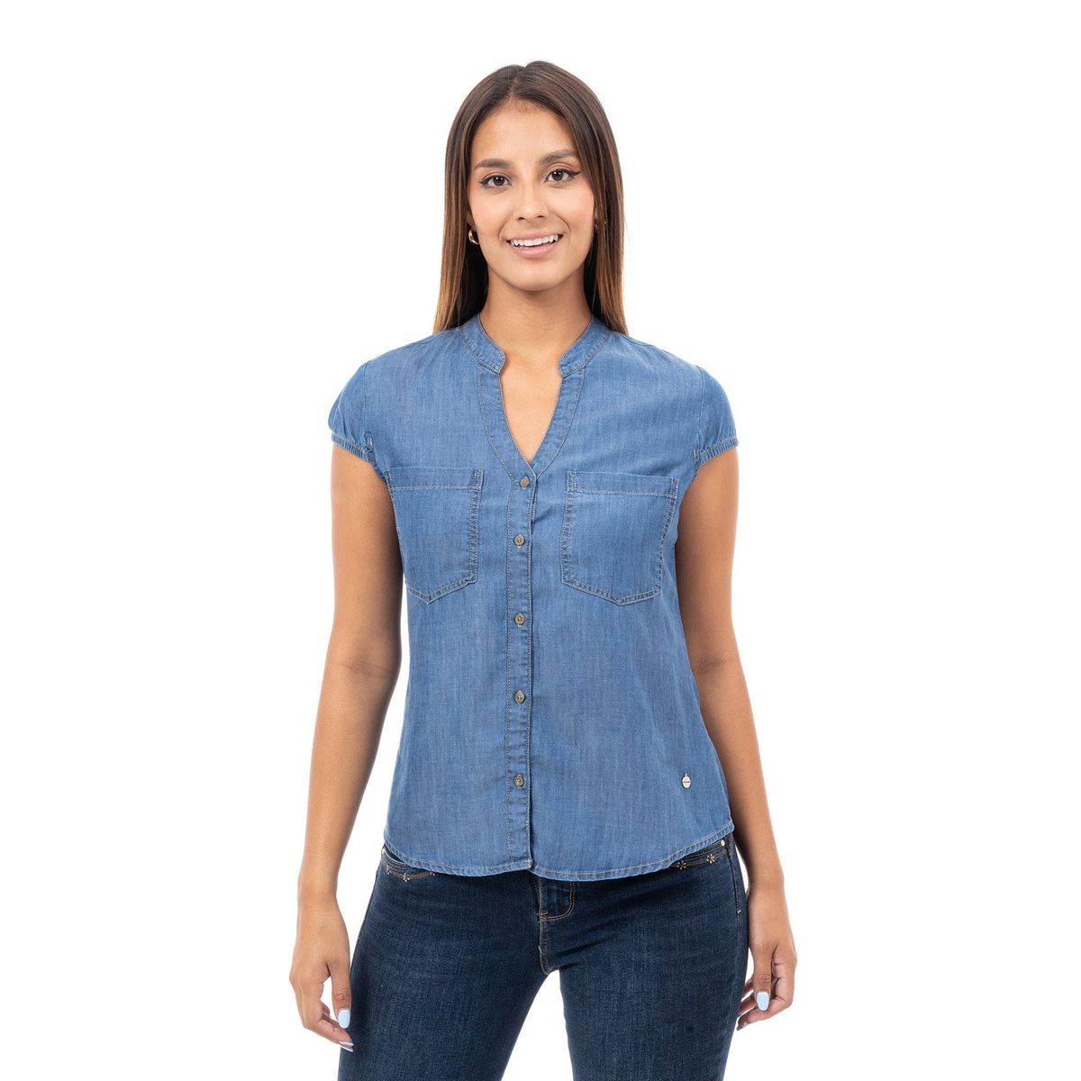 PIONIER - Blusas Denim Mujer Louhana Pionier