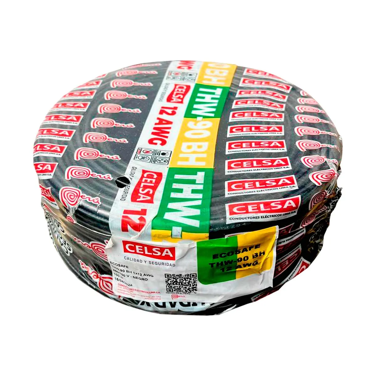 CELSA - Cable Celsa THW-90 BH 12AWG Negro