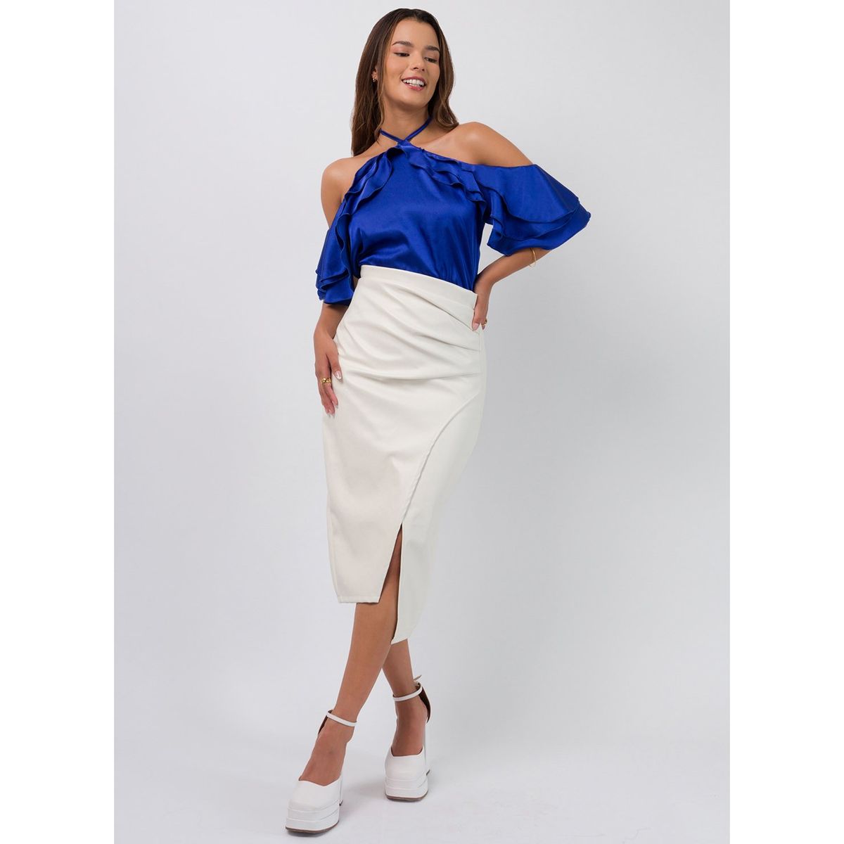 DOLCATTA - Falda Thaís - White Color - Dolcatta