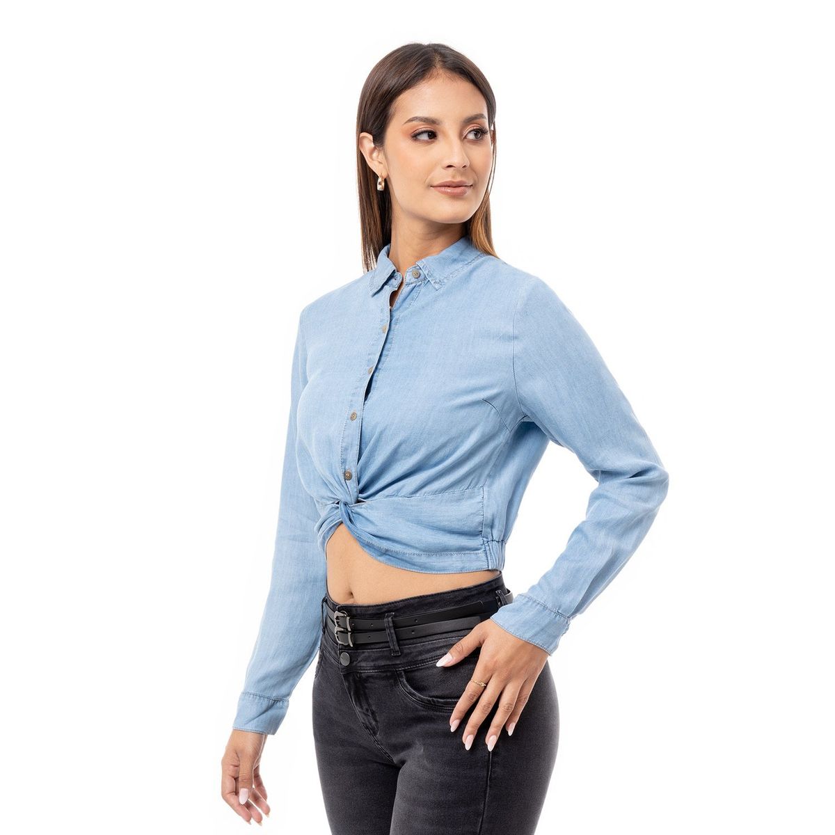 PIONIER - Blusas Denim Mujer Yadyd Pionier