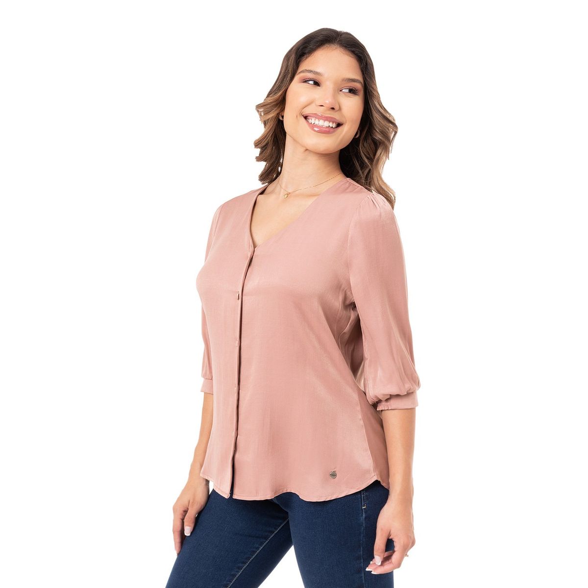 PIONIER - Blusas Saten Mujer Yosselin Pionier