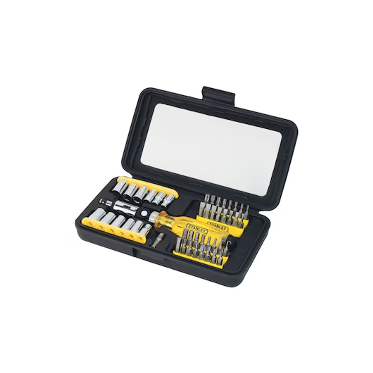 STANLEY - Juego de Destornillador con Ratchet con 47Pzs Intercambiables Stanley