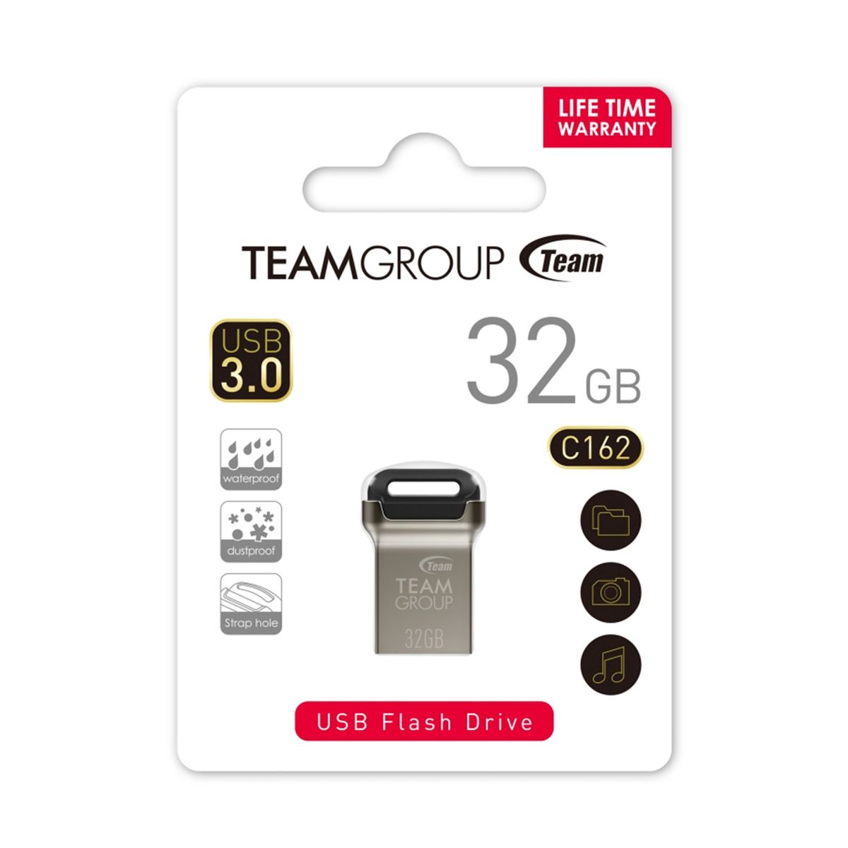 TEAMGROUP - MEMORIA USB 32GB C162 32 TEAM GROUP METAL PN TC162332GB01