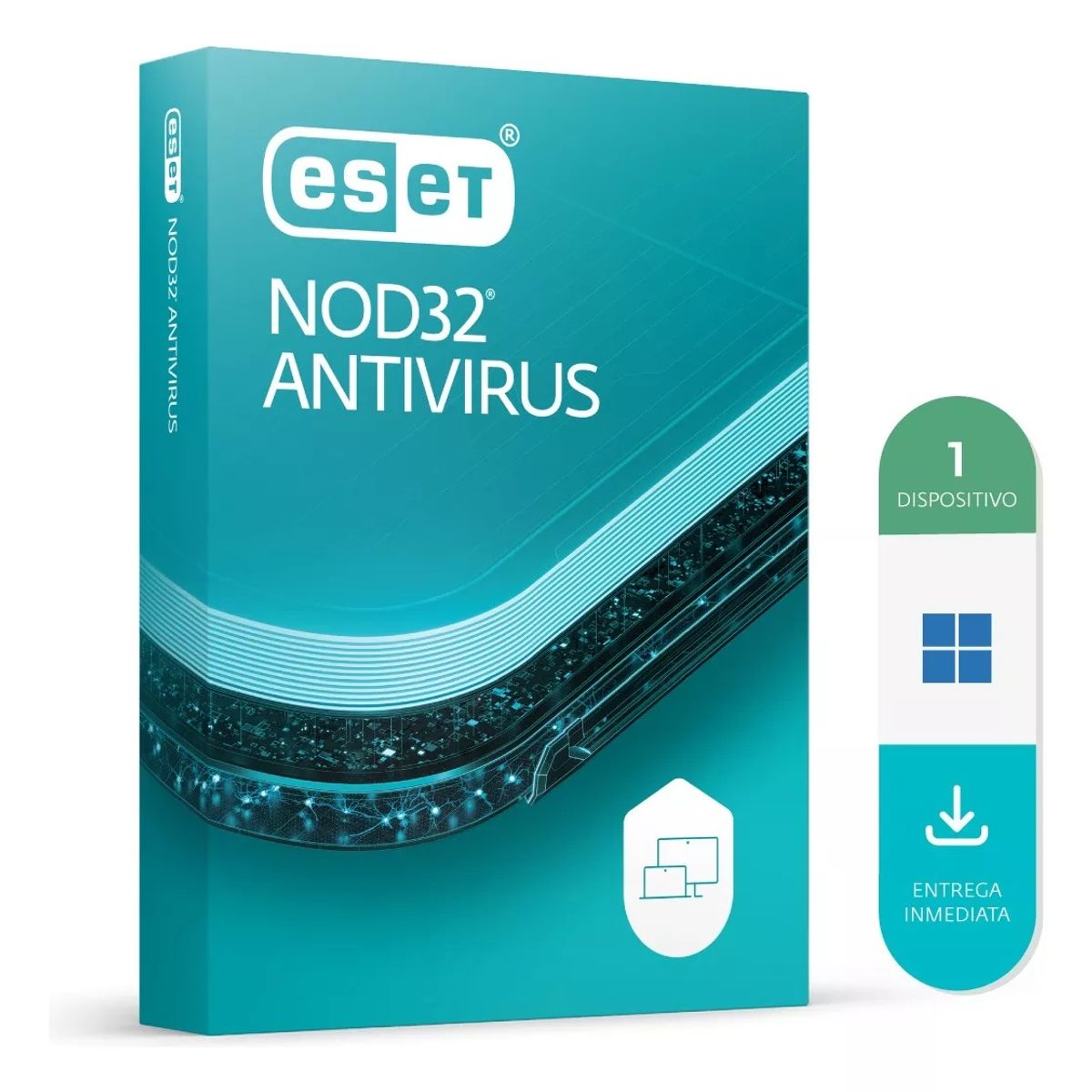 ESET NOD32 - Antivirus Eset Nod32 1 Dispositivo - 1 Año