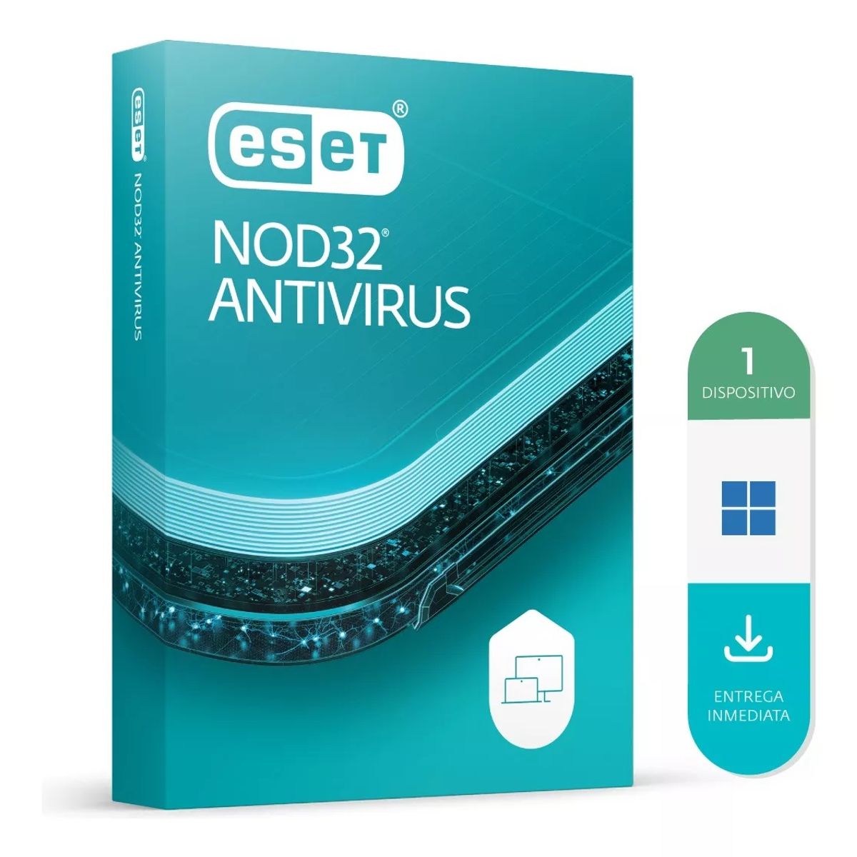 ESET NOD32 - Antivirus Eset Nod32 1 Dispositivo - 1 Año