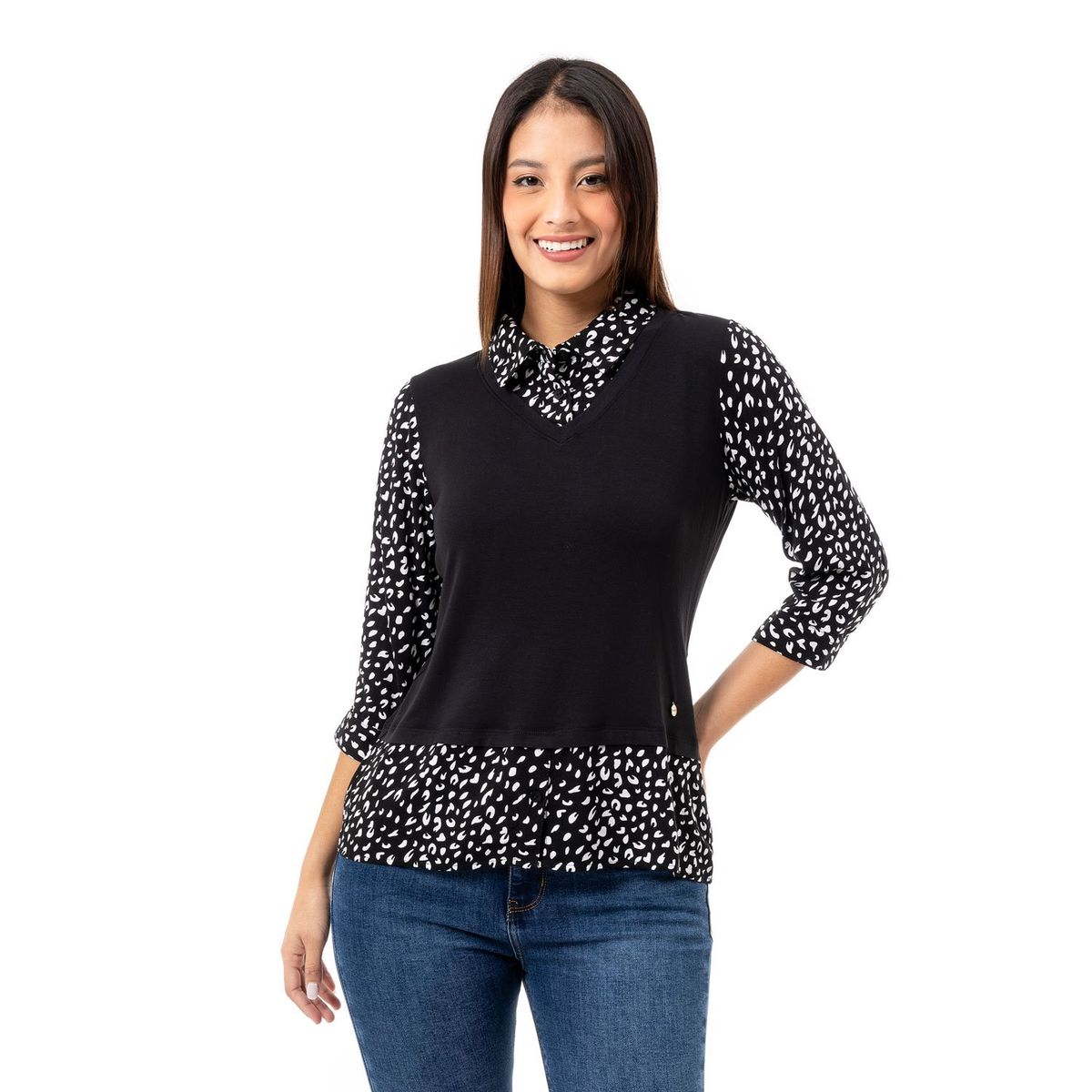 PIONIER - Blusas Jersey Full Lycra Mujer Brisha-S Pionier