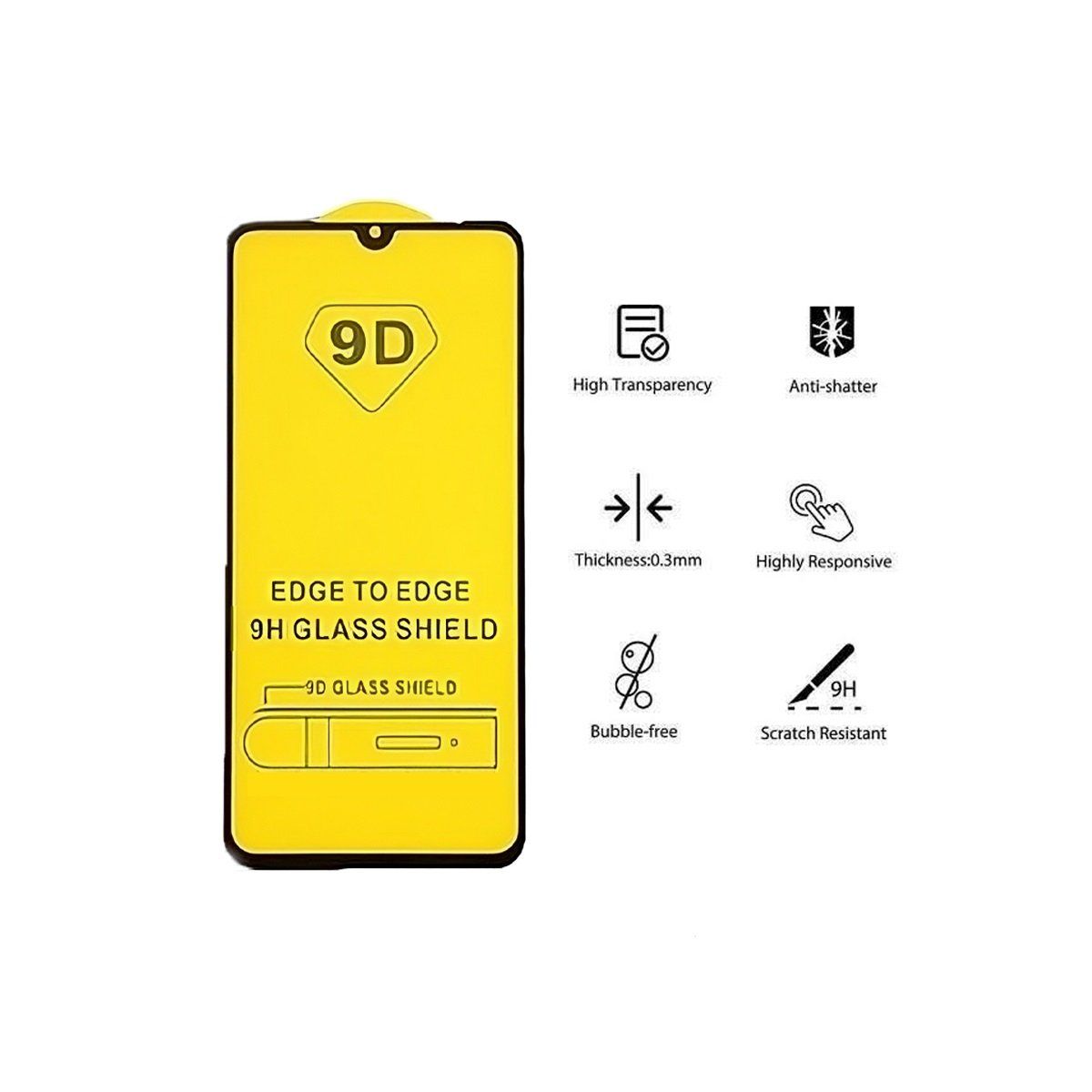 GENERICO - Mica de Vidrio 9D 21D para Samsung Galaxy A02