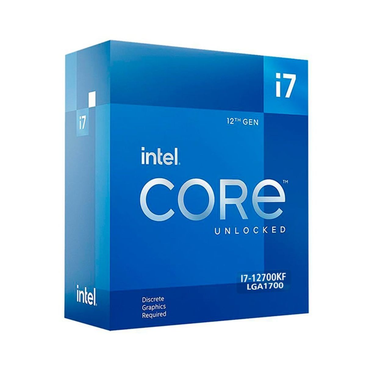 INTEL - Procesador de escritorio  Intel Core i7-12700KF