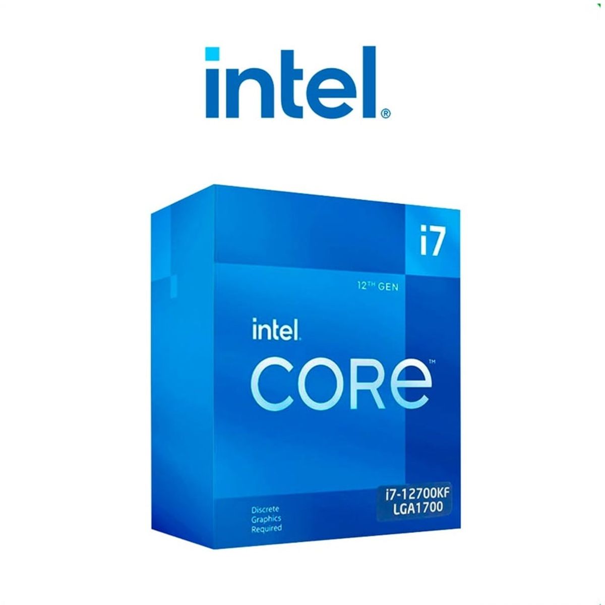 INTEL - Procesador de escritorio  Intel Core i7-12700KF