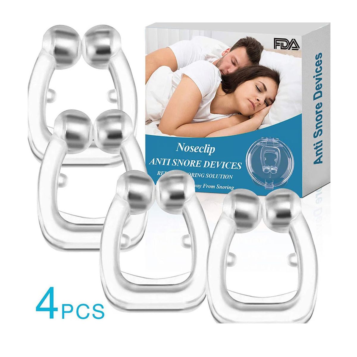 OEM - Aparato Antirronquidos para dejar de Roncar x4 Unidades