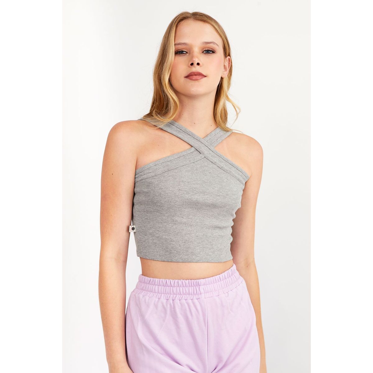 KONING - Top Rib Algodón para Mujer