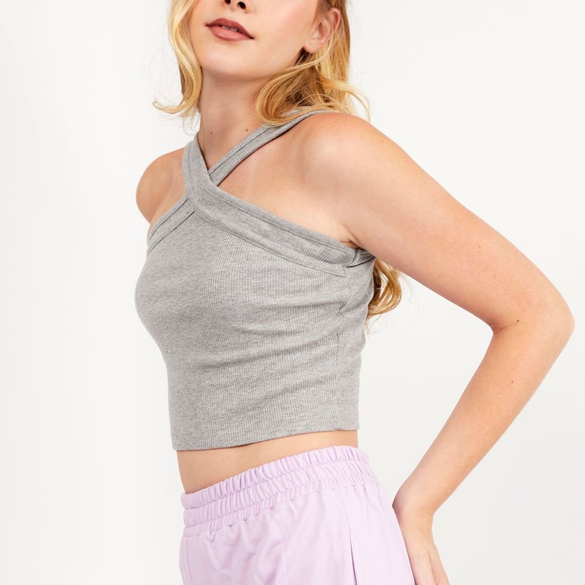 KONING - Top Rib Algodón para Mujer